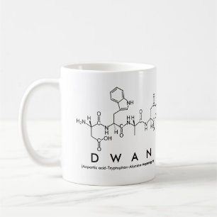 Dwan peptide name mug