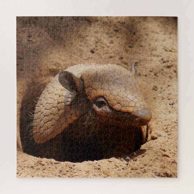 Dwarf Armadillo Saying Hello Jigsaw Puzzle (Vertical)