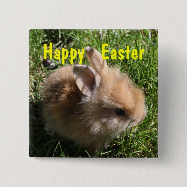 Dwarf Bunny Easter Pin (Front)
