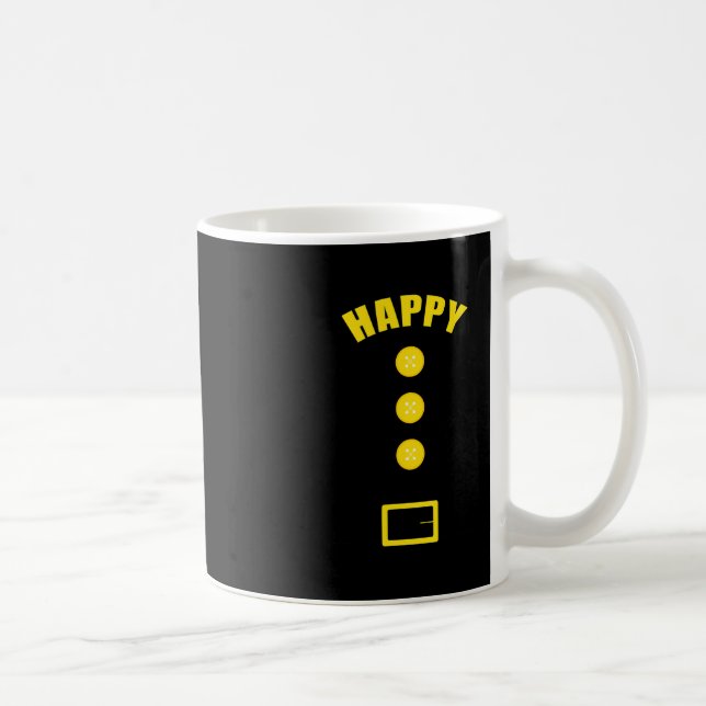 Dwarf Costume  - Fun Halloween Gift Idea - Happy  Coffee Mug (Right)