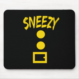 Dwarf Costume - Fun Halloween Gift Idea - Sneezy Mouse Pad