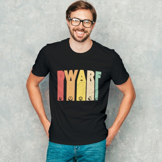 Dwarf Dungeon Fantasy Role playing Grunge T-Shirt (Creator Uploaded)
