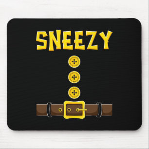 Dwarf Easy Halloween Costume Matching Group Couple Mouse Pad