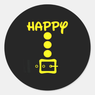 Dwarf Easy Halloween Men Women Kids Costume Matchi Classic Round Sticker