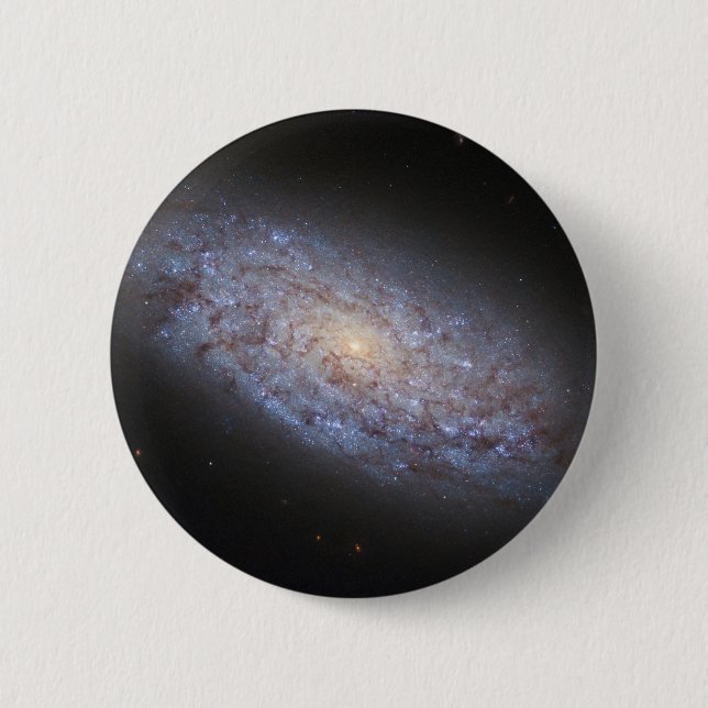 Dwarf Galaxy Ngc 5949. 6 Cm Round Badge (Front)