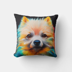 Dwarf German Spitz Dog Pet Cute Adorable Animal Cushion