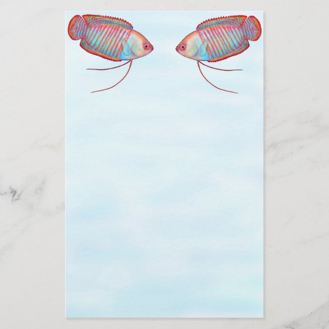 Dwarf Gourami Fish Stationery (Front)