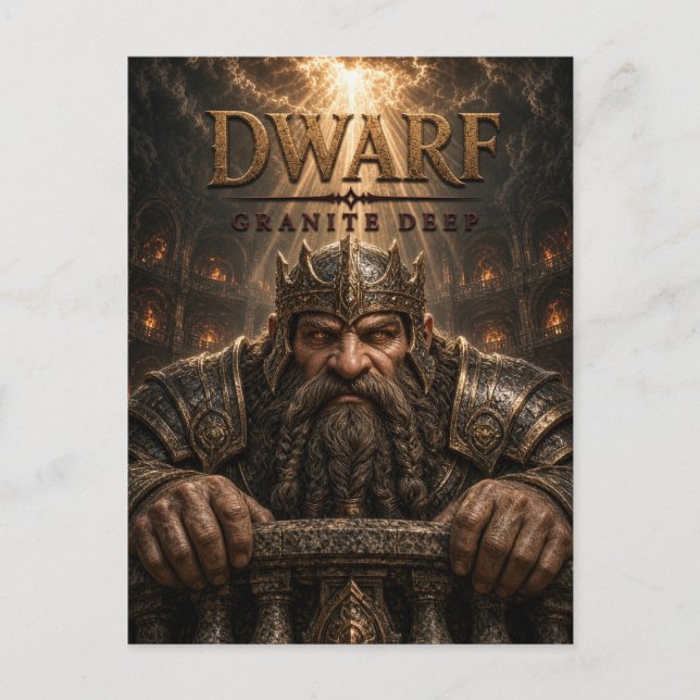 Dwarf Granite Deep Dark Cinema Postcard (Front)