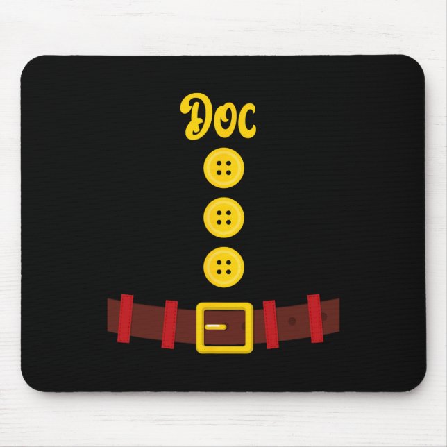 Dwarf Halloween Group Colour Dwarf Costume Family  Mouse Pad (Front)