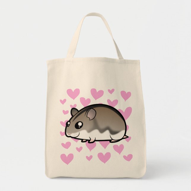 Dwarf Hamster Love Tote Bag (Front)