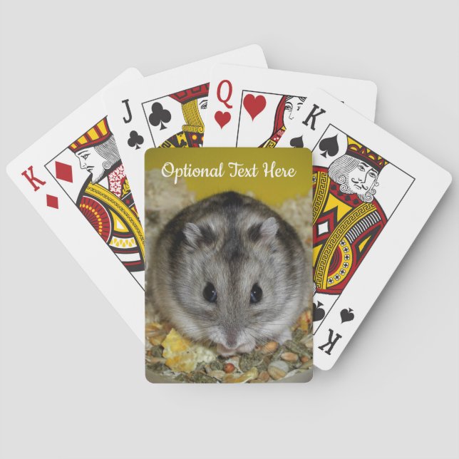 Dwarf Hamster Pet Playing Cards (Back)