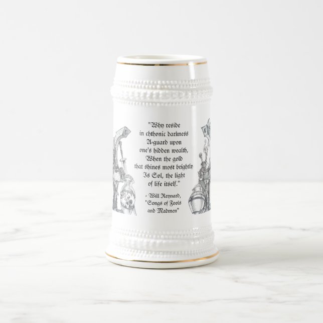 Dwarf Liche King - Mead Cup & Beer Stein (Center)