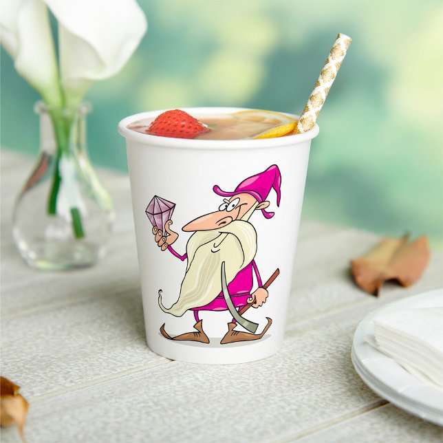 Dwarf With A Diamond Paper Cups (Creator Uploaded)