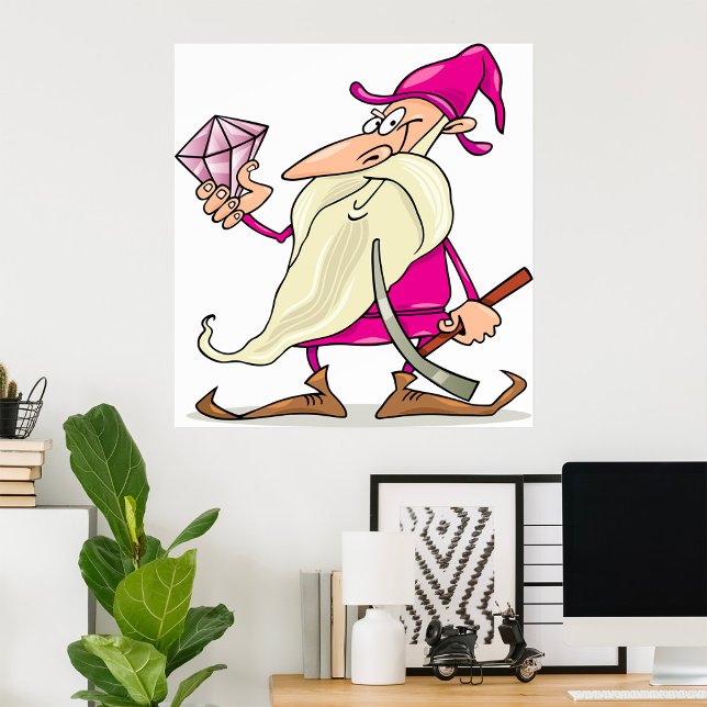 Dwarf With A Diamond Poster (Creator Uploaded)
