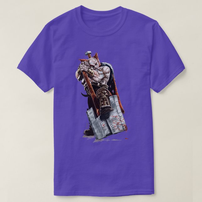 Dwarven Barbarian T-Shirt (Design Front)