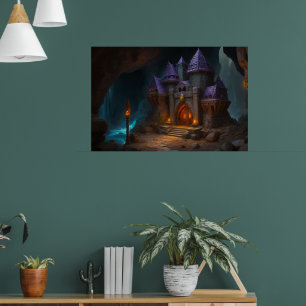 Dwarven Castle of the Blacksmith's Forge Poster