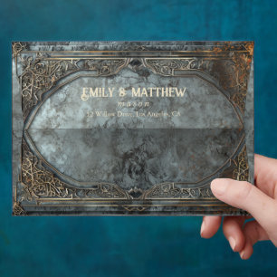 Dwarven Splendour Fantasy Wedding Envelope