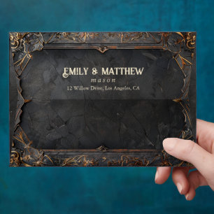 Dwarven Splendour Fantasy Wedding  Envelope