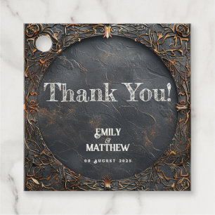 Dwarven Splendour Fantasy Wedding Favour Tags