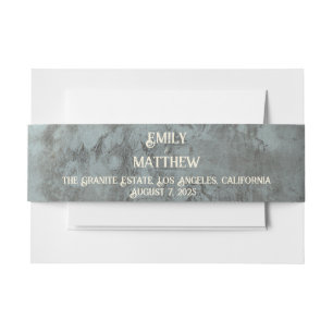 Dwarven Splendour Fantasy Wedding Invitation Belly Band