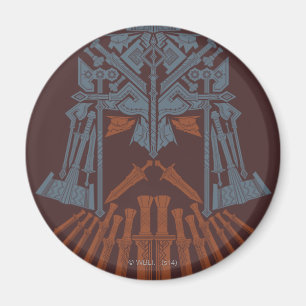 Dwarven Weapons Helmet Icon Magnet