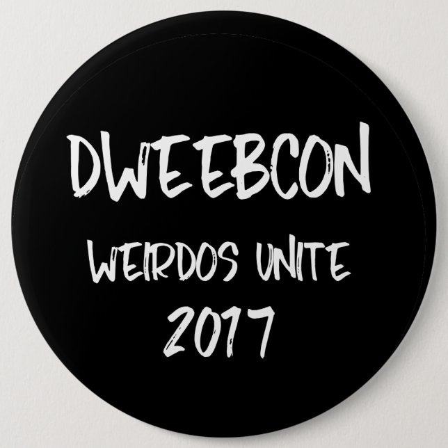 Dweebcon button (Front)