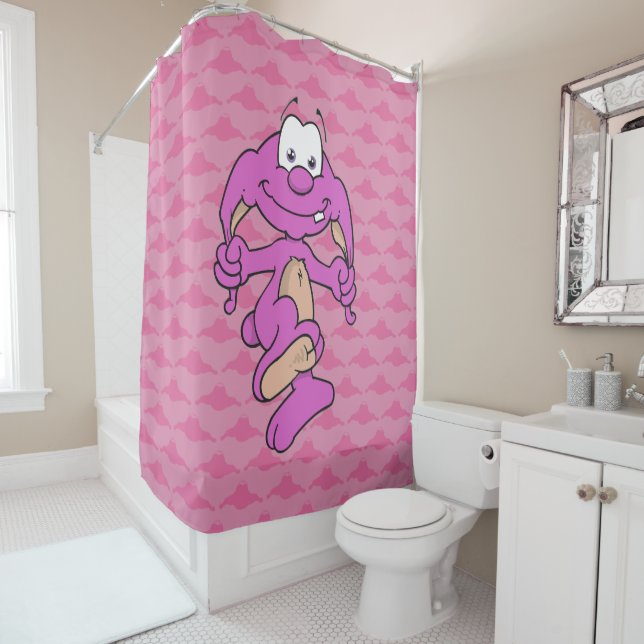 Dweeblinks Shower Curtain (In Situ)