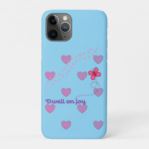 dwell on joy hearts and paw prints iPhone11 Case-Mate iPhone Case