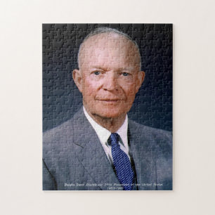 Dwight  D. Eisenhower 34th President Jigsaw Puzzle