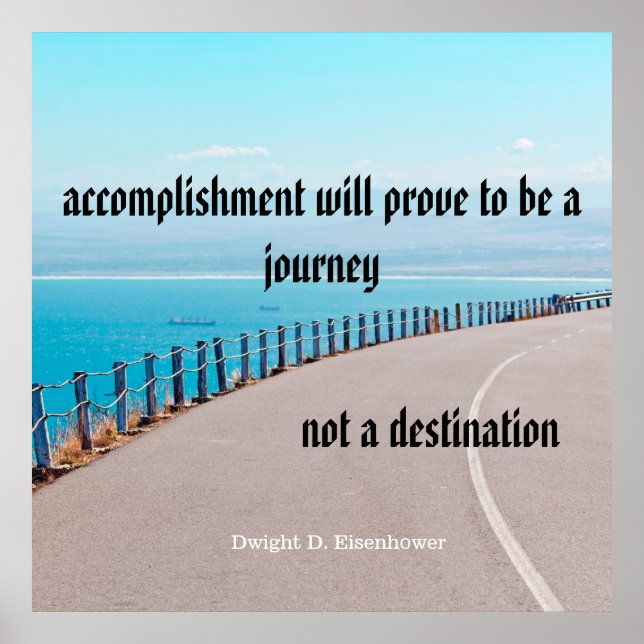 Dwight D. Eisenhower - accomplishment Poster (Front)