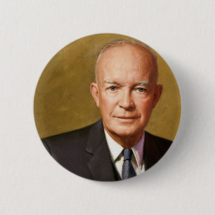 Dwight D. Eisenhower Products 6 Cm Round Badge