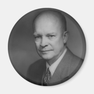 Dwight D. Eiserhower Portrait Magnet