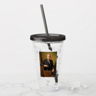 Dwight Eisenhower President American Portrait Acrylic Tumbler