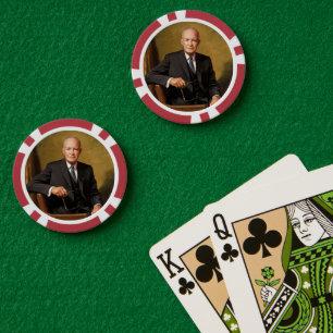 Dwight Eisenhower President American Portrait Poker Chips
