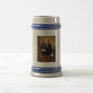 Dwight Eisenhower President White House Portrait Beer Stein