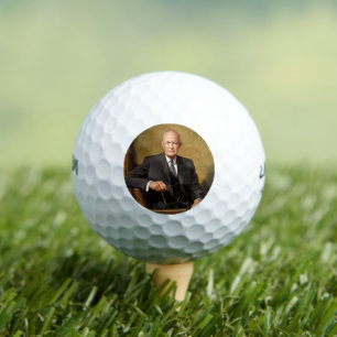 Dwight Eisenhower President White House Portrait Golf Balls