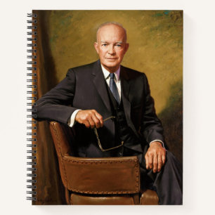 Dwight Eisenhower President White House Portrait Notebook