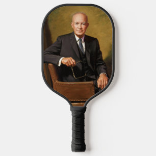 Dwight Eisenhower President White House Portrait Pickleball Paddle