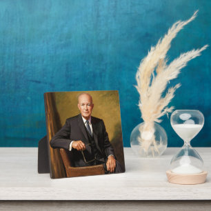 Dwight Eisenhower President White House Portrait   Plaque