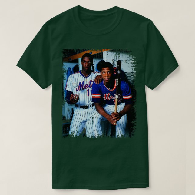 Dwight Gooden Darryl Strawberry Retro T-Shirt (Design Front)