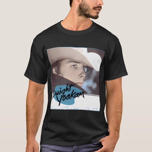 Dwight Yoakam 80s Styled Retro T-Shirt (Front)