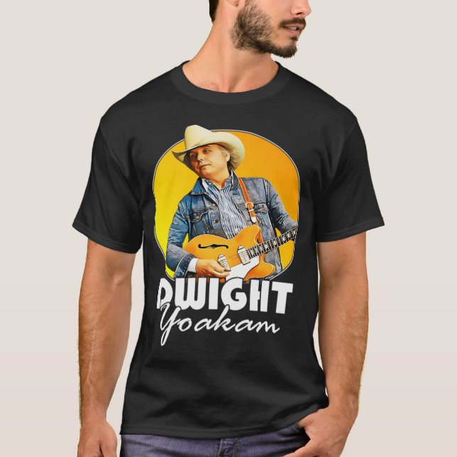 Dwight Yoakam 80s Styled Retro T-Shirt (Front)