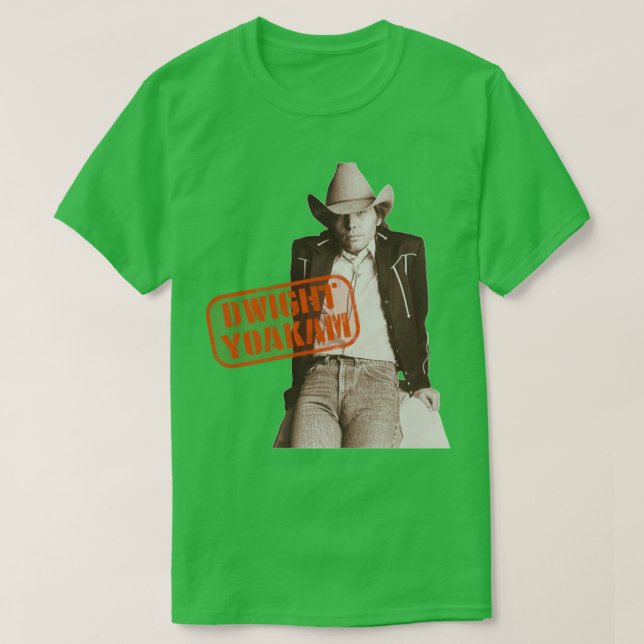 Dwight Yoakam The Bulge Country Icon Tribute T-Shirt (Design Front)