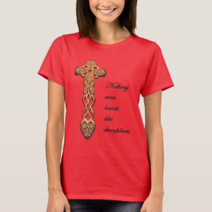 Dwynwen Nothing Wins Hearts Like Cheerfulness Quot T-Shirt