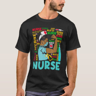 Dy Black Nurse 2020 Costume Black History Month Gi T-Shirt