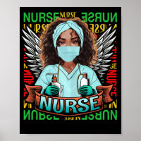Dy Black Nurse 2022 Costume Black History Month