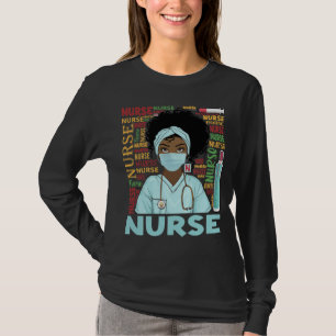 Dy Black Nurse 2022 Costume Black History Month T-Shirt