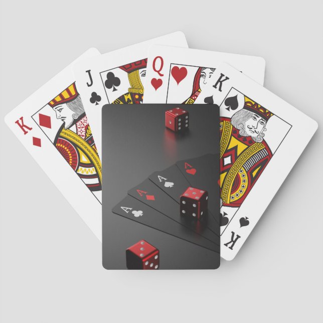 Dyce and Playing card (Back)
