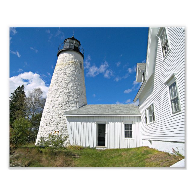 Dyce Head Lighthouse, Castine Maine Photo Print (Front)
