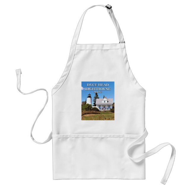 Dyce Head Lighthouse, Maine Cooking Apron (Front)